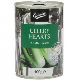 Epicure Celery Hearts In Salted Water  Tin  400 grams